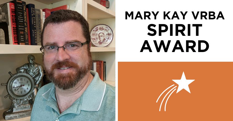 Clifford J Laube Recipient of Mary Kay Vrba Spirit Award